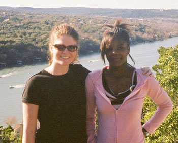 Brooke and Jessica's first match outing in February 2005.