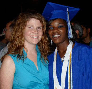 Brooke's high school graduation, 2009.