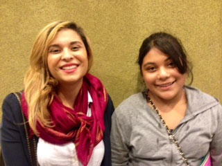 Big Sister Lauren and Little Sister Elizabeth