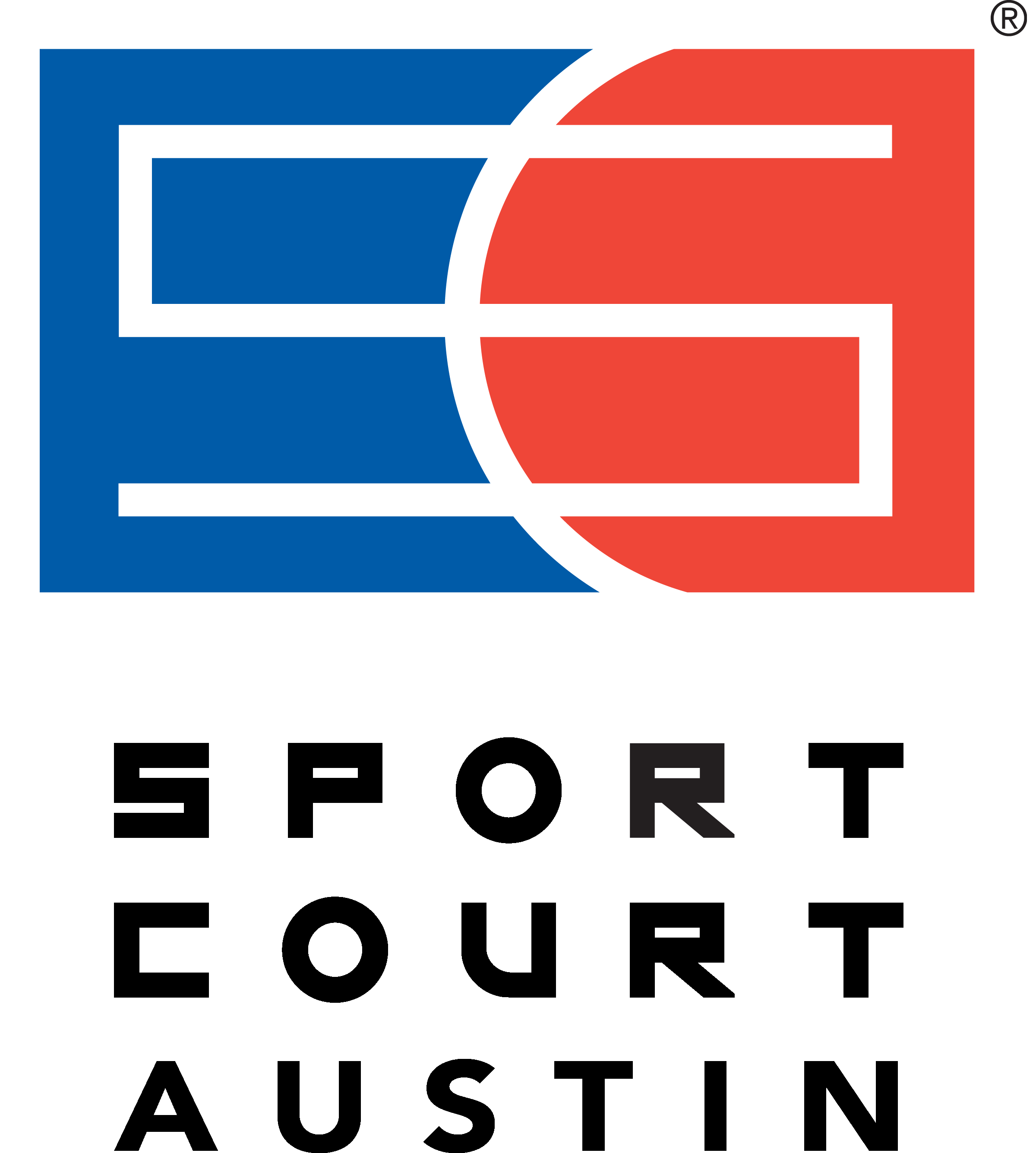 Austin Sport Court logo black