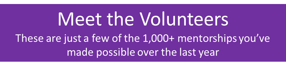 meet the volunteers